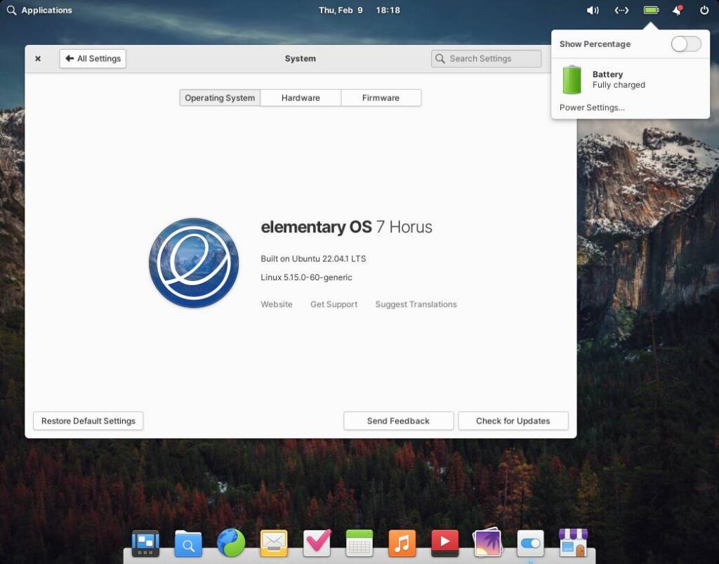 elementary OS 7 base